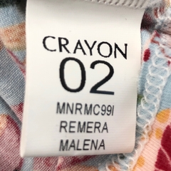 Remera Crayón - Talle 2 años - Baby Back Sale SAS