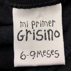 Conjunto Remera/body + Pantalón Grisino - Talle 6-9 meses - tienda online