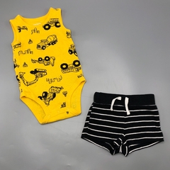 Conjunto Remera/body + Pantalón Carters - Talle 3-6 meses