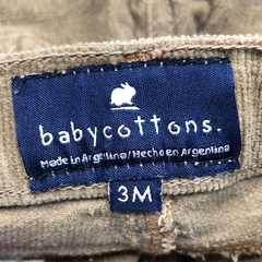 Pantalón Baby Cottons - Talle 3-6 meses - SEGUNDA SELECCIÓN - Baby Back Sale SAS