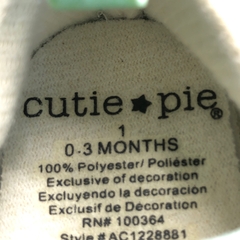 Zapatos Cutie Pie - Talle 0-3 meses - SEGUNDA SELECCIÓN - tienda online