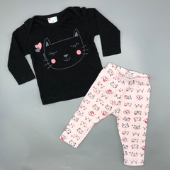 Conjunto Remera/body + Pantalón Owoko - Talle 6-9 meses