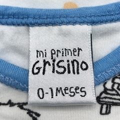 Body Grisino - Talle 0-3 meses - Baby Back Sale SAS
