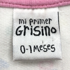Conjunto Abrigo + Pantalón Grisino - Talle 0-3 meses