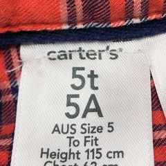 Camisa Carters - Talle 5 años - Baby Back Sale SAS