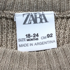 Sweater Zara - Talle 18-24 meses - SEGUNDA SELECCIÓN - Baby Back Sale SAS