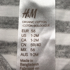 Enterito largo H&M - Talle 0-3 meses - SEGUNDA SELECCIÓN - Baby Back Sale SAS