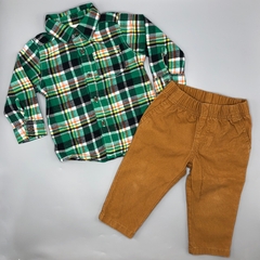 Conjunto Remera/body + Pantalón Carters - Talle 12-18 meses - SEGUNDA SELECCIÓN