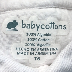 Remera Baby Cottons - Talle 6 años - SEGUNDA SELECCIÓN - Baby Back Sale SAS