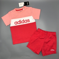 Conjunto Remera + Short Adidas - Talle 9-12 meses - SEGUNDA SELECCIÓN