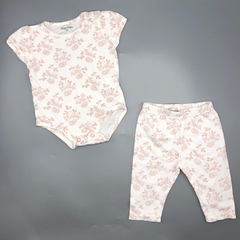 Conjunto Remera/body + Pantalón Pioppa - Talle 3-6 meses