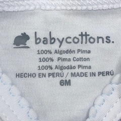 Remera Baby Cottons - Talle 6-9 meses