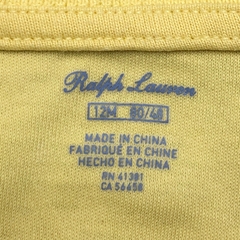 Body Polo Ralph Lauren - Talle 9-12 meses - SEGUNDA SELECCIÓN