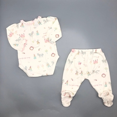 Conjunto Remera/body + Pantalón Baby Cottons - Talle 0-3 meses - SEGUNDA SELECCIÓN - Baby Back Sale SAS