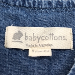 Body Baby Cottons - Talle 9-12 meses - SEGUNDA SELECCIÓN - comprar online