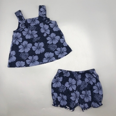 Conjunto Remera + Short Carters - Talle 6-9 meses