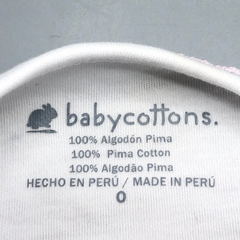 Remera Baby Cottons - Talle 0-3 meses - SEGUNDA SELECCIÓN - comprar online