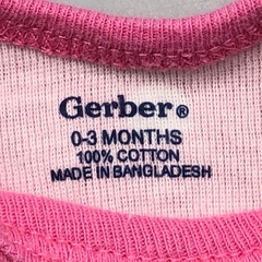 Body Gerber - Talle 0-3 meses - SEGUNDA SELECCIÓN