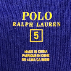 Remera Polo Ralph Lauren - Talle 5 años - SEGUNDA SELECCIÓN