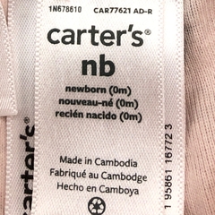Pantalón Carters - Talle 0-3 meses