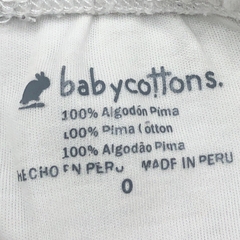 Ranita Baby Cottons - Talle 0-3 meses