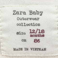 Chaleco Zara - Talle 12-18 meses