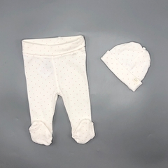 Conjunto Pantalón +Accesorio H&M - Talle 0-3 meses