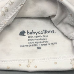 Accesorio Gorro Baby Cottons Talle NB (0 meses) - Baby Back Sale SAS
