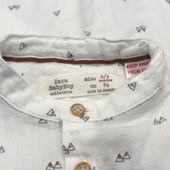 SEGUNDA SELECCIÓN - Camisa Zara Talle 6-9 meses - Baby Back Sale SAS