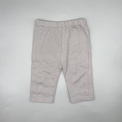 Legging Talle 0-3 meses gris estilo pantalon (32 cm de largo)