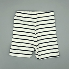 Short Grisino Talle 0 meses rayado blanco y negro - comprar online