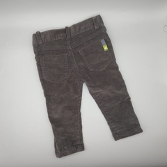 Pantalón Owoko Talle L (9 meses) corderoy gris (41 cm largo) - comprar online