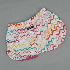 Short Minimimo Talle S (3-6 meses) blanco zigzag de colores - comprar online