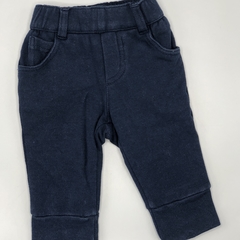 Segunda Selección - Jogging Jaf Talle 3-6 meses algodón azul oscuro simil pantalón costuras (32 cm largo) - comprar online