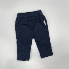 Segunda Selección - Jogging Jaf Talle 3-6 meses algodón azul oscuro simil pantalón costuras (32 cm largo) en internet