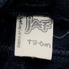 Segunda Selección - Jogging Jaf Talle 3-6 meses algodón azul oscuro simil pantalón costuras (32 cm largo) - Baby Back Sale SAS