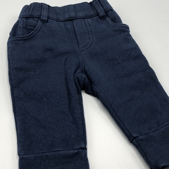 Segunda Selección - Jogging Jaf Talle 3-6 meses algodón azul oscuro simil pantalón costuras (32 cm largo) - tienda online