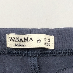 Segunda Selección - Legging Wanama Talle 0-3 meses algodón gris bordado corazón estrella rosa fluor (33 cm largo) - Baby Back Sale SAS