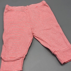 Segunda Selección - Legging Carters Talle 3 meses algodón rayas blanco rojo mariquita (28 cm largo) - tienda online