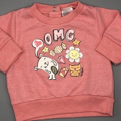 Buzo Grisino Talle RN (0 meses) algodón rosa OMG (sin frisa) - comprar online