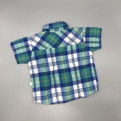 Camisa Cheeky Talle M (6-9 meses) cuadrillé azul verde blanco en internet