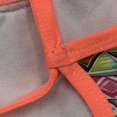 Segunda Selección - Malla NUEVA Talle 2 (12-18 meses) naranja fluor diseño tribal blanco verde marrón rosa - Baby Back Sale SAS