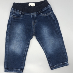 Segunda Selección - Jegging Baby Cottons Talle 18 meses azul cintura algodón (44 cm largo) - comprar online