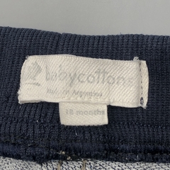 Segunda Selección - Jegging Baby Cottons Talle 18 meses azul cintura algodón (44 cm largo) - Baby Back Sale SAS