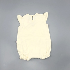 Enterito Wanama Talle 0-3 meses algodón color crudo corazoncito bordado brillo frunces en internet