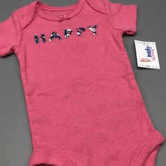 Segunda Selección - Body Carters Talle NB (0 meses) algodón rosa HAPPY - tienda online
