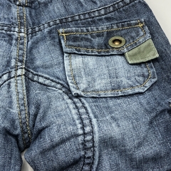 Segunda Selección - Jeans Zara Talle 3-6 meses jean azul oscuro bolsillos laterales abotonado (35 cm largo) - tienda online