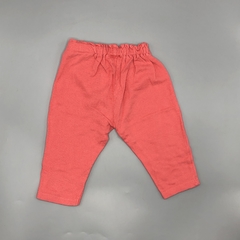 Jogging Zara Talle 9-12 meses algodón rosa coral moño broderie (36 cm largo) en internet