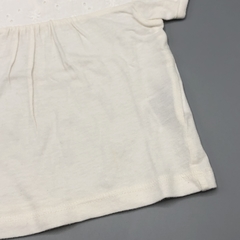 Segunda Selección - Remera Teddy Boom Talle 0-3 meses algodón color crudo broderie - tienda online