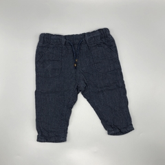 Jogging HyM Talle 4-6 meses fibrana simil jean azul (interior algodón- 35 cm largo)